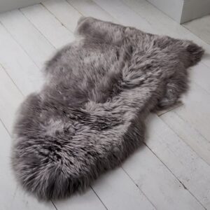 Ladson Sheepskin Rug In Grey